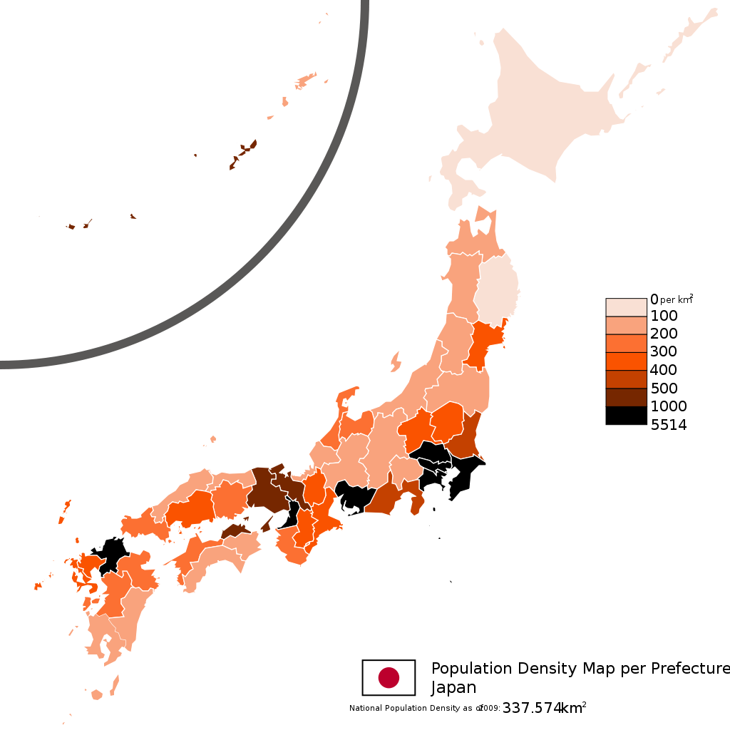 Japan Population 2016 FACTS CHARTS AND EXPLANATIONS